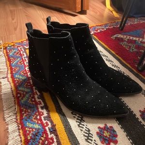 Marc Fisher LTD Studded Suede Booties